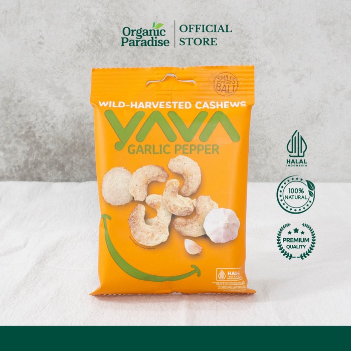 

YAVA Garlic Papper Cashew 35 gram / Kacang Mede