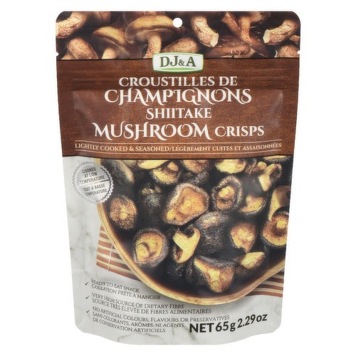 

[SUKSES] TERLARIS DJ&A SHITAKE MUSHROOM CRISPS (AUSTRALIA) 65g