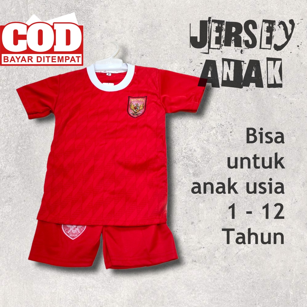 Jersey Setelan Anak INDO ARHAN Ukuran Anak COD bisa bayar ditempat