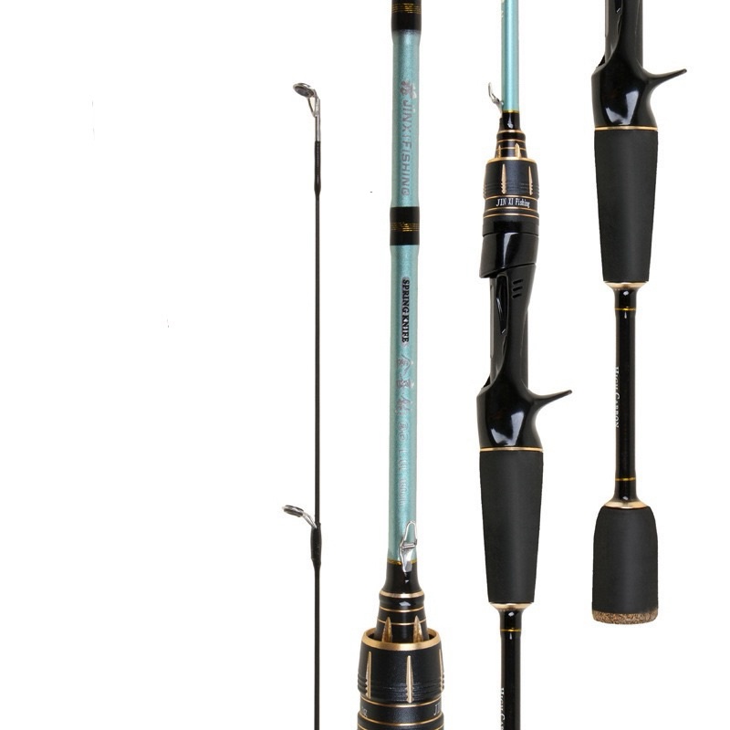 Joran UL Savini 180cm bahan carbon solid Spinning dan Casting