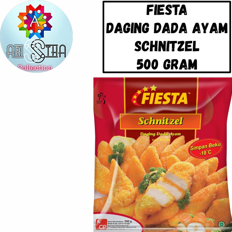 

Fiesta Schnitzel Daging Dada Ayam Pilihan Kemasan 500 Gram