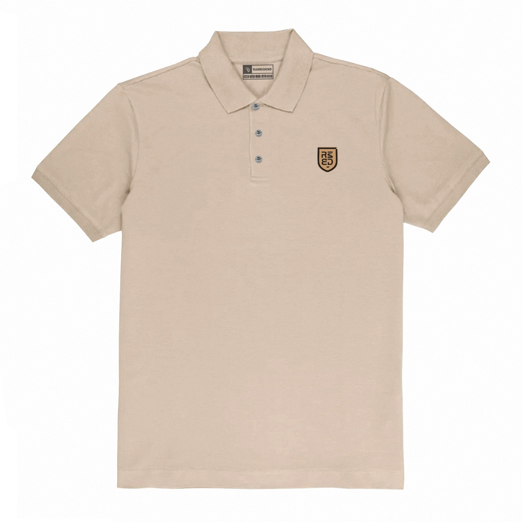 [PROMO COD BELI 2 GRATIS 1] Rambidend - Polo Shirt Logo Keren T-Shirt Baju Kerah Santai Baju Kerja Kaos Kerah Perisai Icon Original FLASH SALE