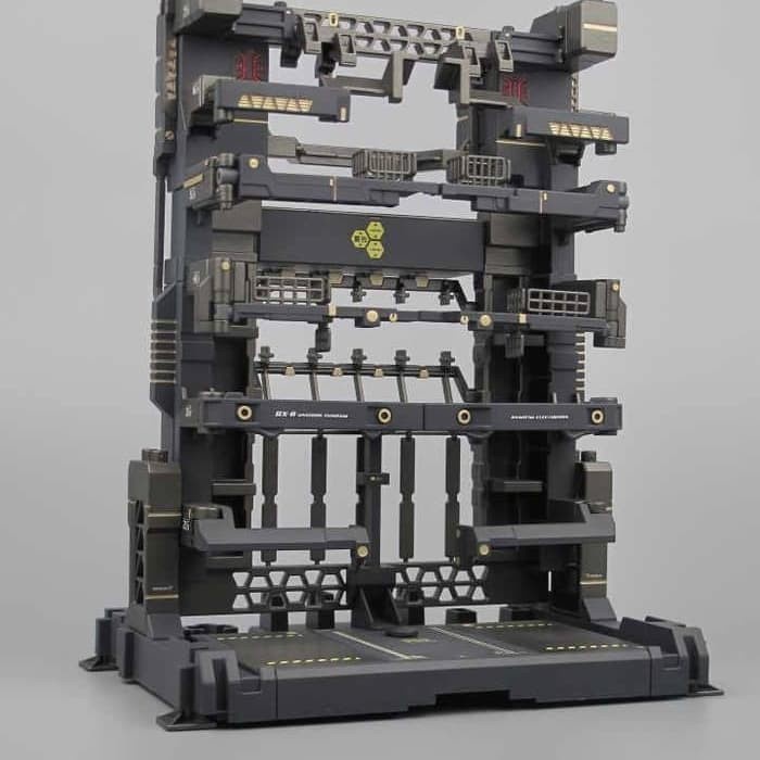 MS Cage Gundam MG RG HG diorama hangar stand action base + decal