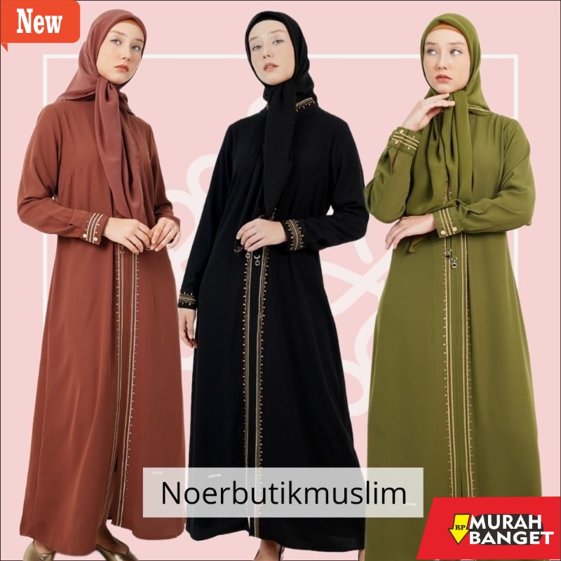 dijamin awet dan asli- Hikmat Fashion Original C4469-04 / Abaya Hikmat  - noerbutikmuslim - Gamis le