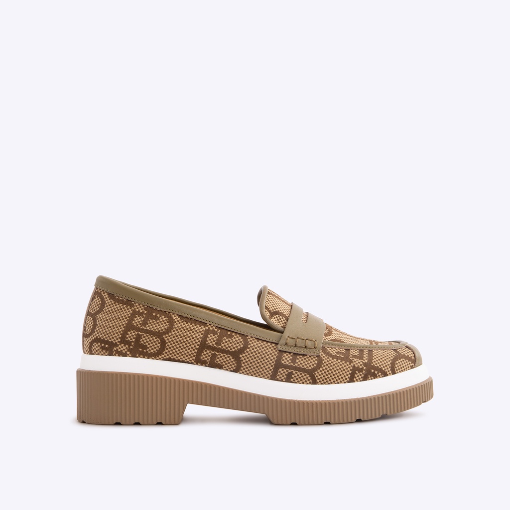 EVERBEST ALVINIA BROWN - Sepatu Loafer Wanita Chunky Sole