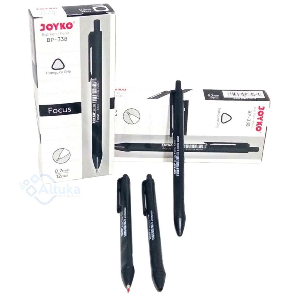 

(1 Pcs) Pen Joyko / Bulpen Joyko BP-338 Tinta Hitam 0.7mm