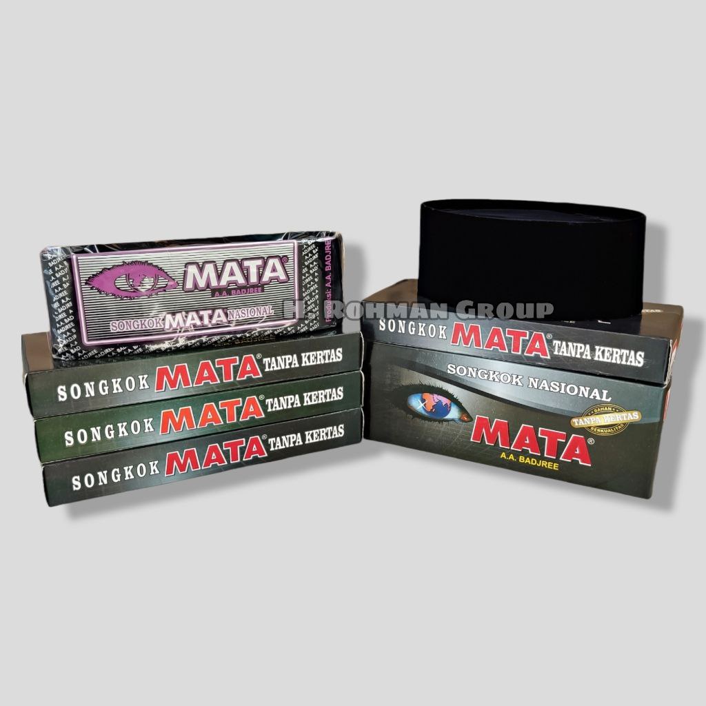 Peci Hitam Cap Mata Kwalitas Tanpa Kertas Songkok Hitam Polos Non Ac Bludru Super Halus Peci Hitam P