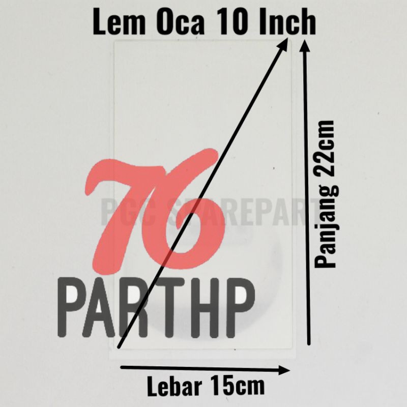 

NEW Universal Lem OCA 10 inch - Adhesive Perekat Occa Kering Dry Glue 10inch