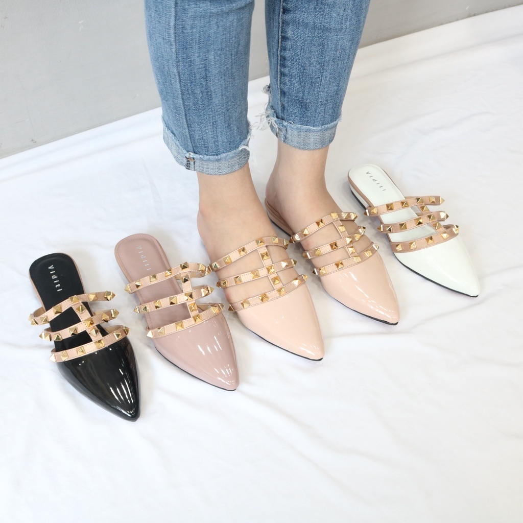 Sepatu Import Wanita - Pamela Sandal By Viditi // Kerja // Kuliah // Kantor