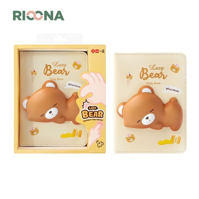

Squishy Book Daily Notebook Agenda Buku Catatan Anak Buku Tulis Diary - Bear