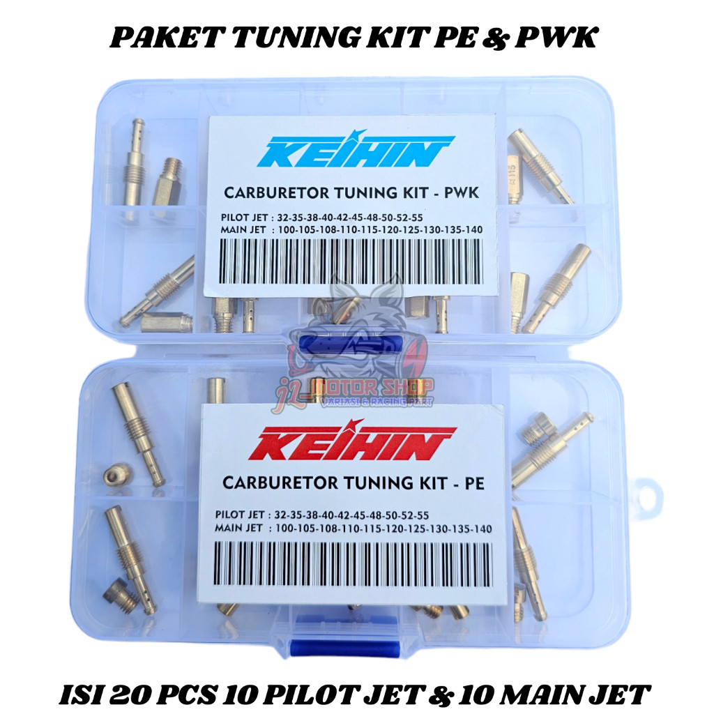 PAKET SPUYER SET PWK PE PWL PWM PJ PILOT JET MAIN JET MAINJET PWK PE PWM PWL ISI 20 PCS