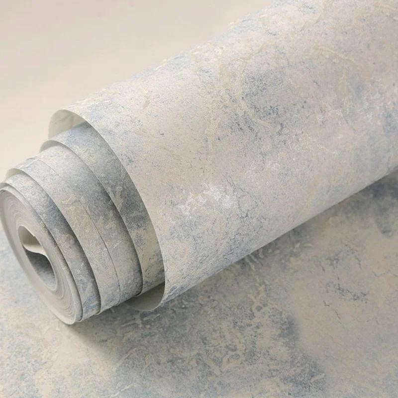 Mottled Plain Non Woven Fabric Cement Wallpaper Bedroom Living Room Sofa Background Bronzing Wallpap
