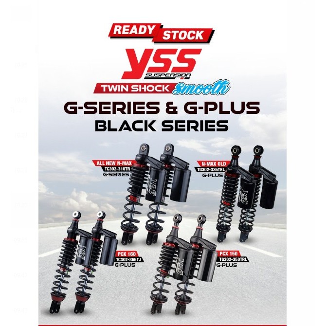 SKOK SHOCK YSS MATIC G-PLUS SMOOTH BLACK SERIES