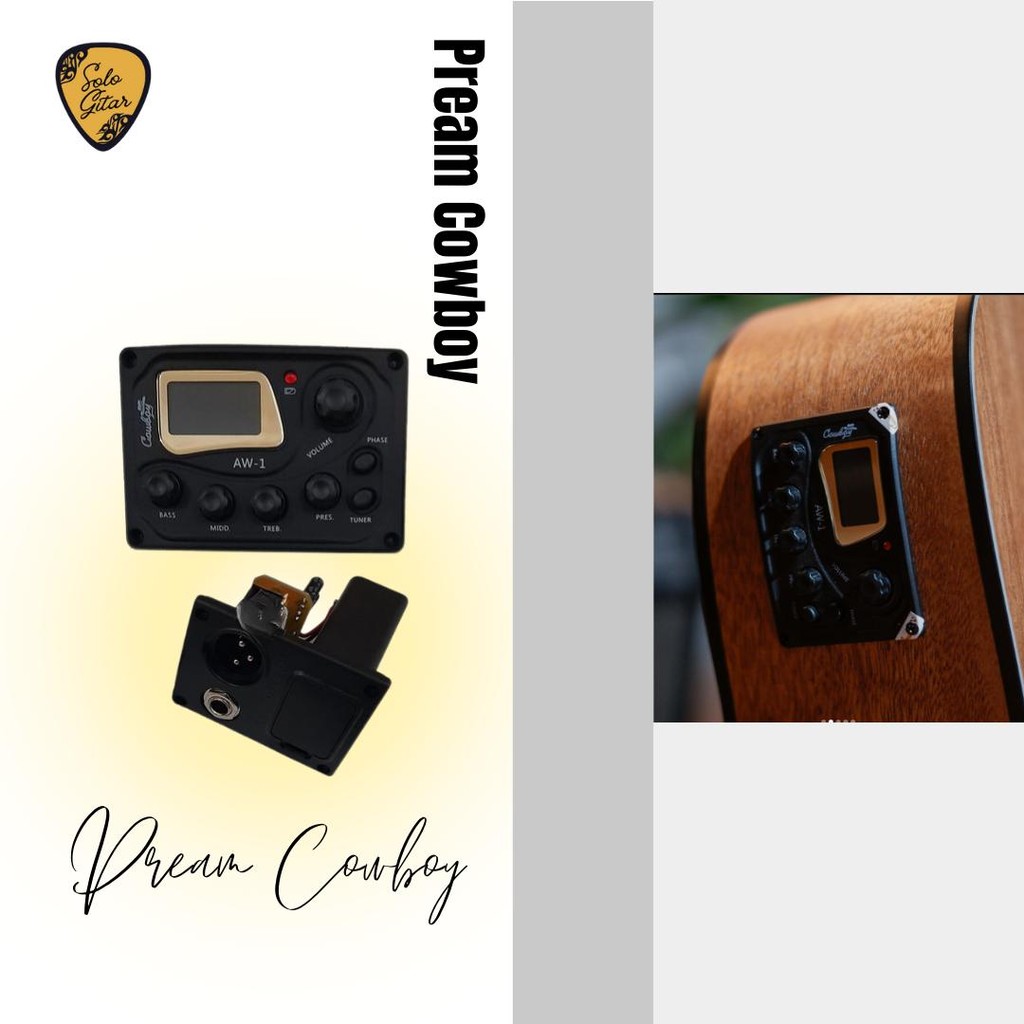 PREAMP / EQUALIZER GITAR COWBOY ORIGINAL AW 1