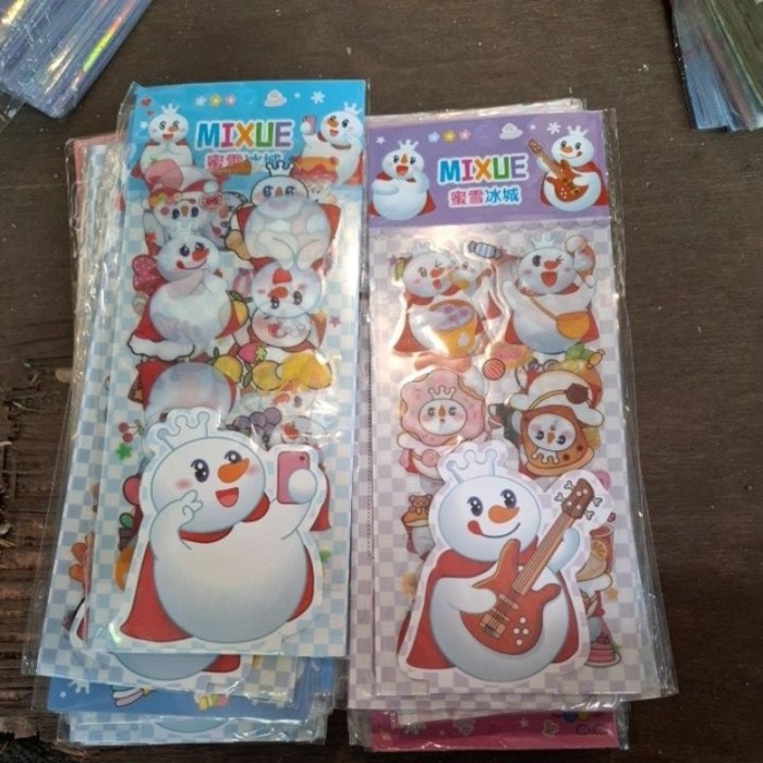 

Stiker Mixue 10pc Murah Stiker MIXUE Sticker Logo Ice Cream Mixue