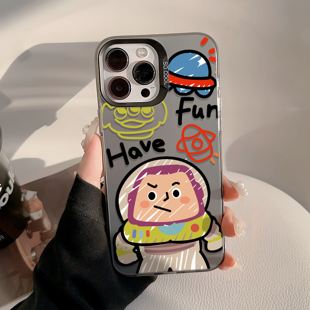 [Suka-Suka]Case TOY STORY case Aesthetic Premium Matte Hard Casing  iPhone 11 13 12  14 15 Pro MAX X