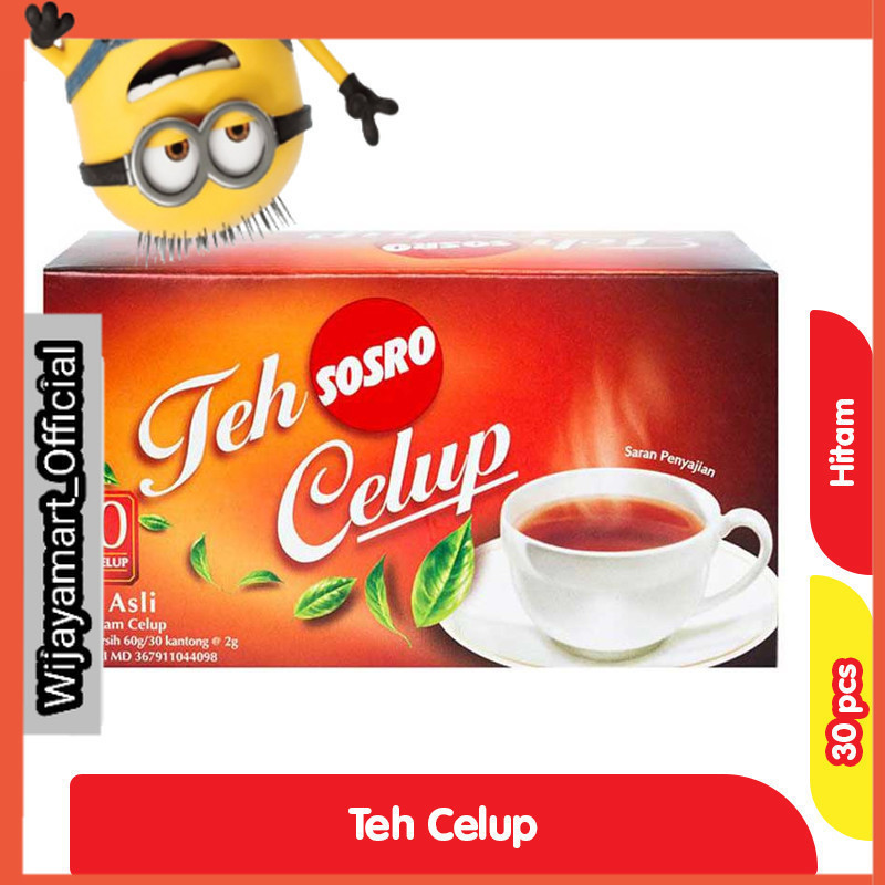 

SOSRO Teh Celup Hitam 30 Kantung Celup