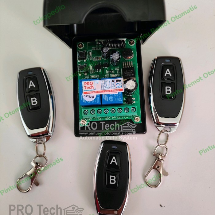 

Remot Control Auto Gate Pagar Geang Otomatis 2 chanel