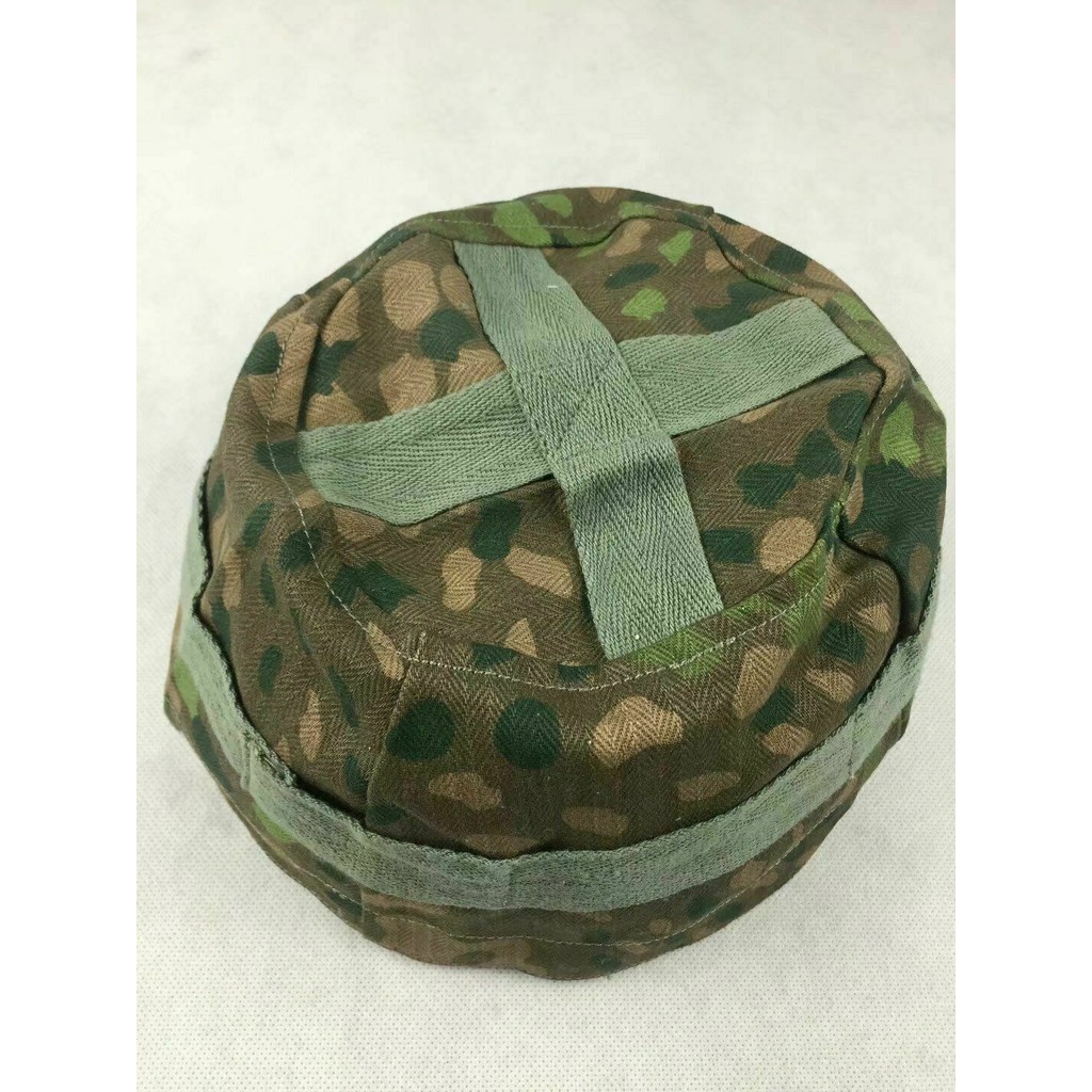 tomwang2012. WWII German Paratrooper M38 Field Helmet Cover Dot 44 PEA Camo MILITARY War Reenactment