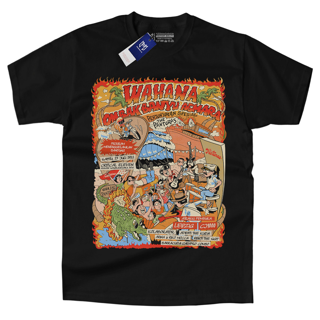 T-shirt The Panturas - Wahana Ombak Banyu Asmara