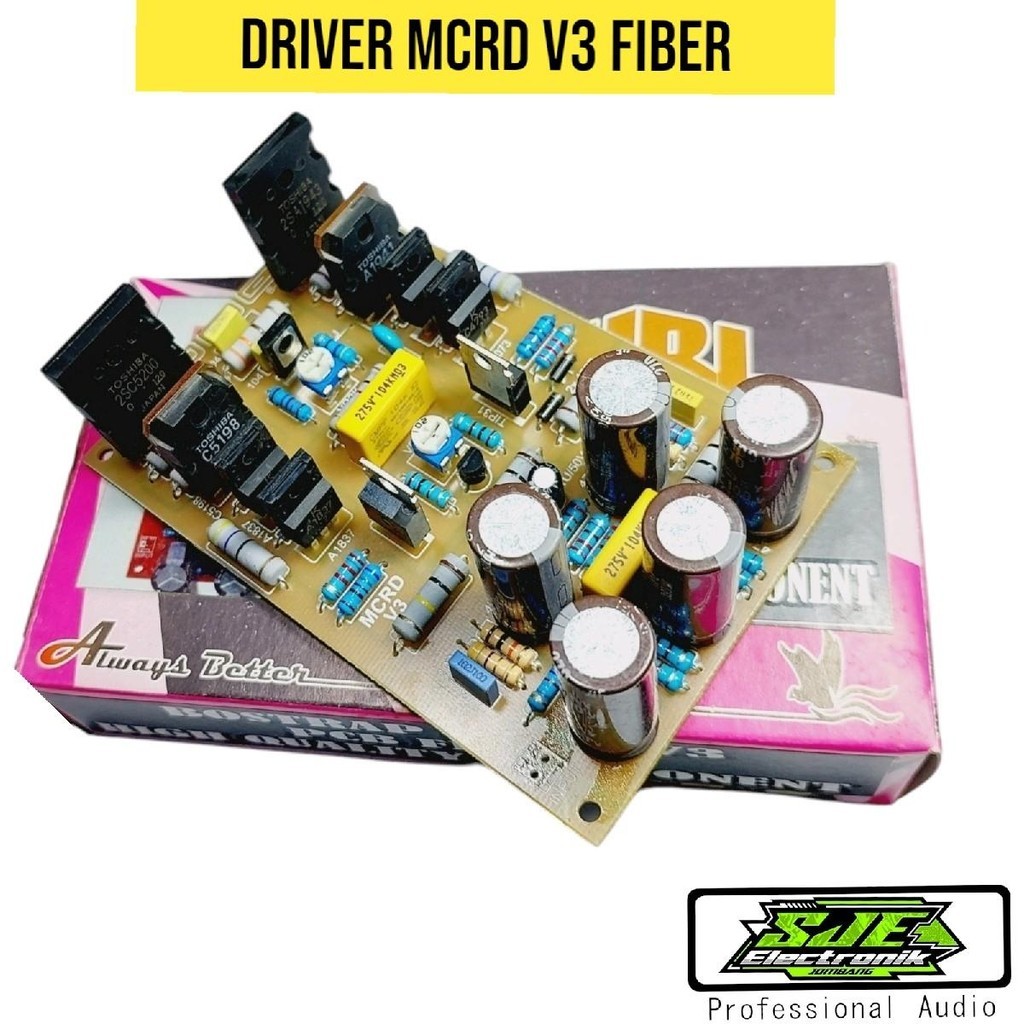 DRIVER MCRD V3 FIBER HIGH QUALITAS Amplifier