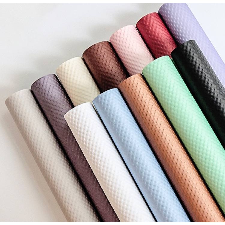 

10Lembar Kertas Bunga Textured Dot 3D Timbul Flower Wrapping Craft/Cellophane 3D Timbul/ Craft Paper