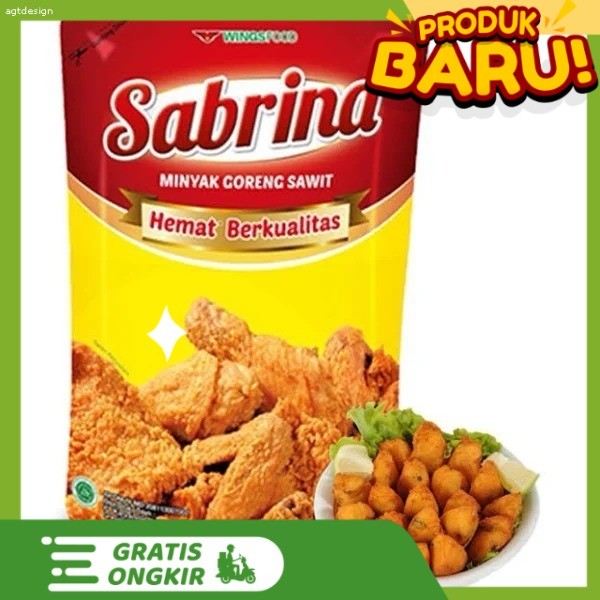 

PAKET MURAH 2 PCS Minyak Goreng Sabrina Pouch 2L