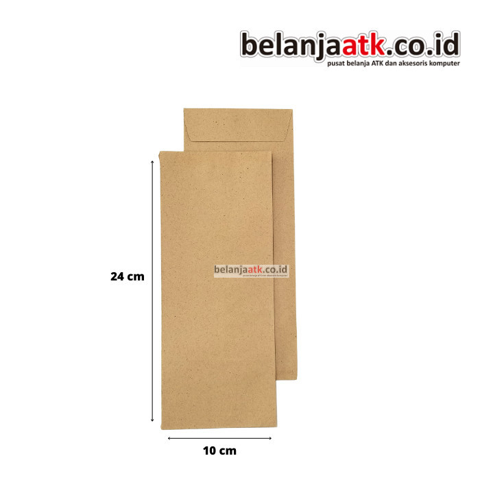 Amplop Coklat Samsons A 240 x 100 mm/Amplop coklat