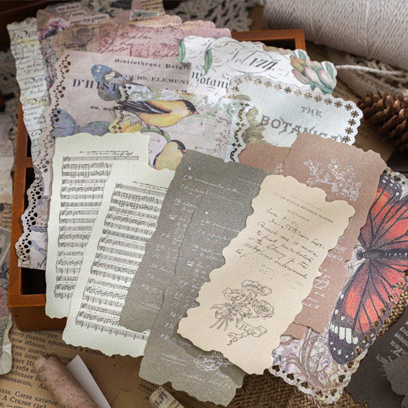 

Mr. Paper, 6 Styles, 30pcs/bag, Hollowed Out Lace Card Paper, Hang Tags, Bookmarks, Scrapbooks, Decorative Base Material Paper