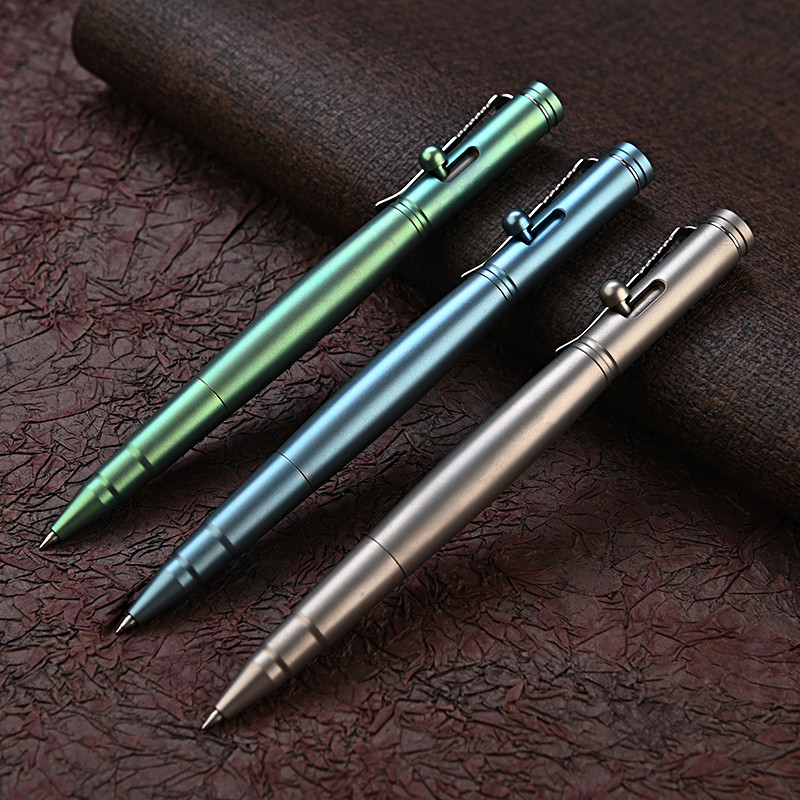 

Titanium Alloy Pen Unisex With Business Writing Pen Portable Multi-Functional Tools Camping Equipment EDC Writing Pen