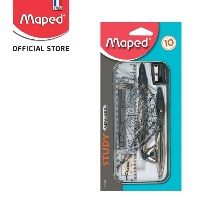 

Maped Math Study Set - 10 pcs - Blister