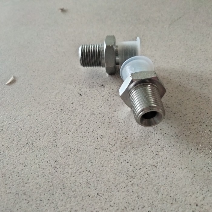double nipple 1/4 NPT X 1/4 NPT