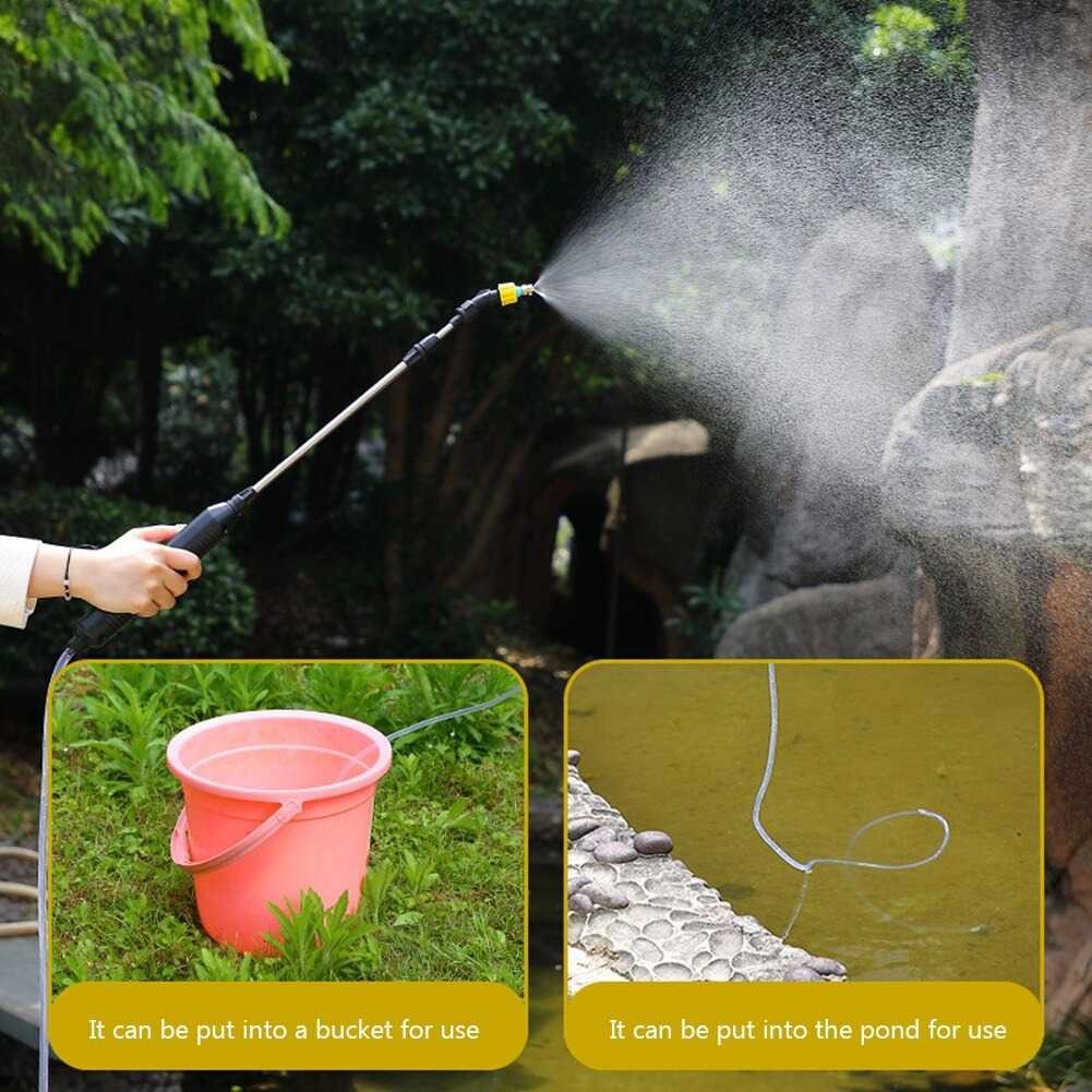COD Alat Semprotan Spray Dan Selang Penyiram Tanaman Cuci Steam Motor Mobil Otomatis Elektrik Listri