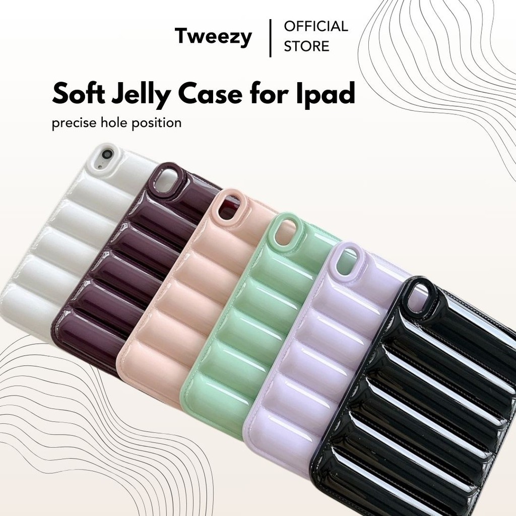 Case Silikon For IPad Gen 5/6 9.7" Ipad 7/8/9 Ipad 10 Air 4 5 Pro 11" Mini 6 Cute Colorful Soft Pop 