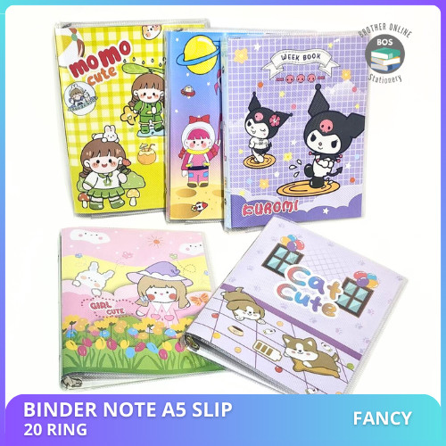 

BOS Binder Note Slip A5 20 Ring Binder Note Buku Ring Buku Note Binder A5