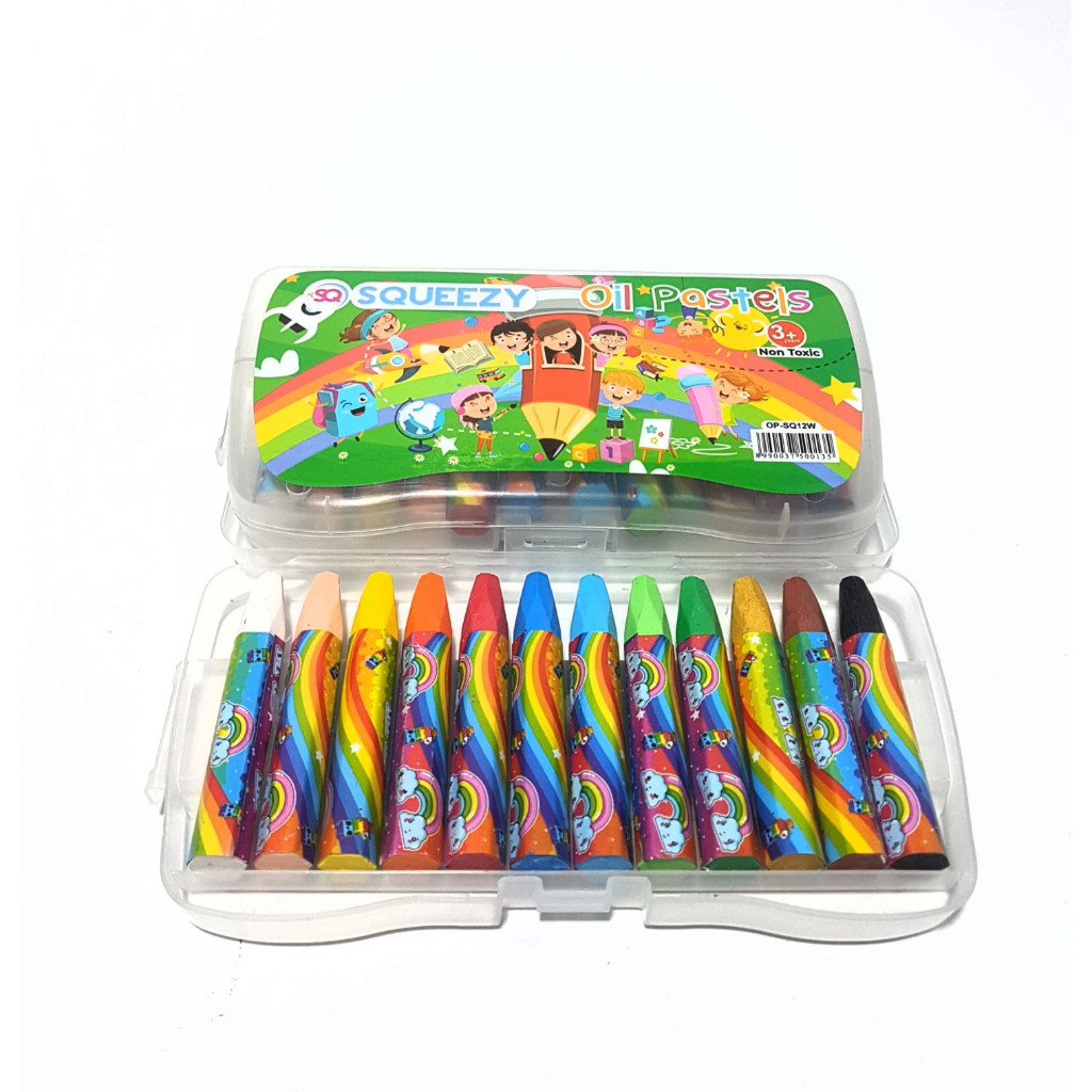 

Crayon Oil Pastel Set Mini Anak Warna Warni Isi 12 - Krayon Merwarnai Isi 12