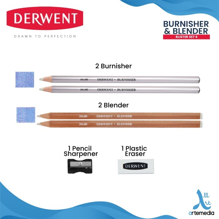 

Pensil Derwent Blender and Burnisher Set