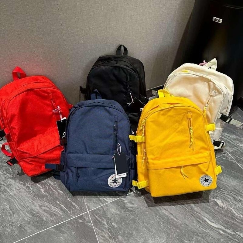 ￼Ransel Converse Classic Kanvas import premium / Backpack Canvas / Tas Sekolah / Kerja / Olahraga / 