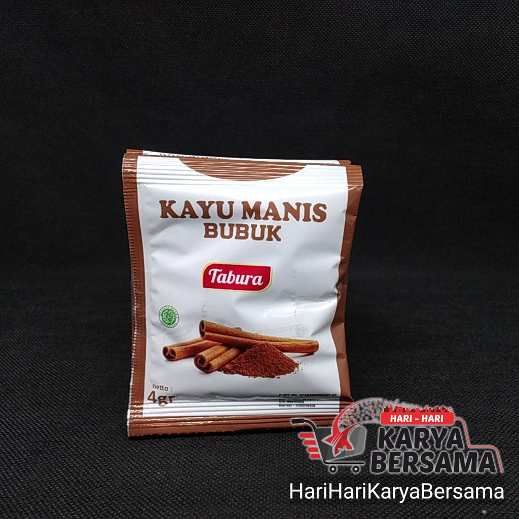 

BUMBU MASAK REMPAH REMPAH TABURA BUBUK KAYU MANIS PACK ISI 6'S X 4GR
