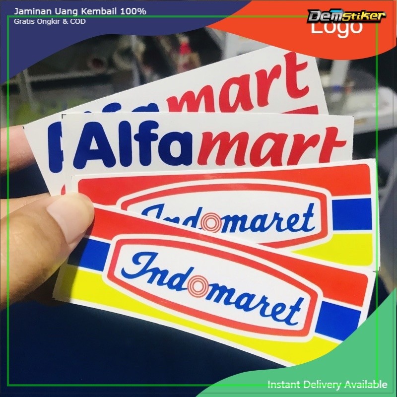 

Sticker Indomaret Alfamart Bijian Anti Air