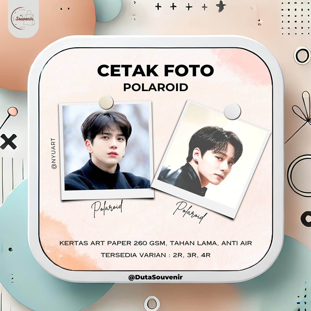 Foto Polaroid Custom – Cetak Ukuran 2R, 3R, 4R, Kertas Premium Glossy
