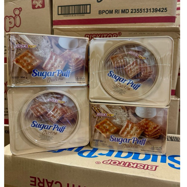 

SUGAR PUFF Kaleng 350gr 1 karton isi 6