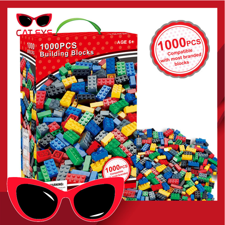 PROMO - M6335 Building Block Isi 500 PCS & 1000 PCS / Mainan Edukasi Anak Brick Kecil / Mainan Lego 