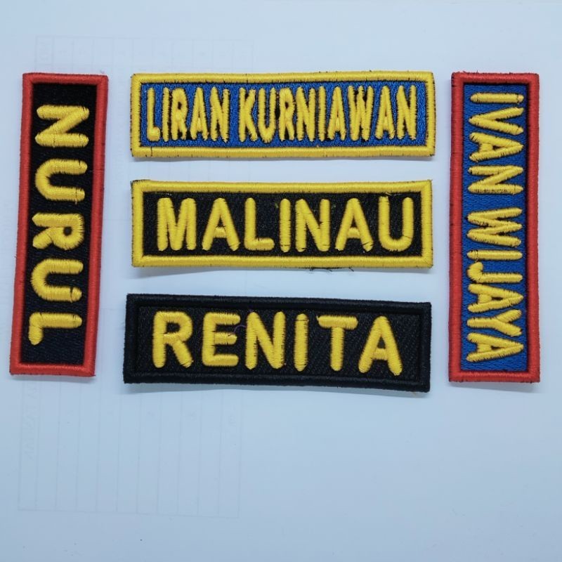 Bordir Bordir Nama Timbul / Bordir Logo Nama Timbul / Logo Bordir Nama Timbul / Logo Nama Timbul / C