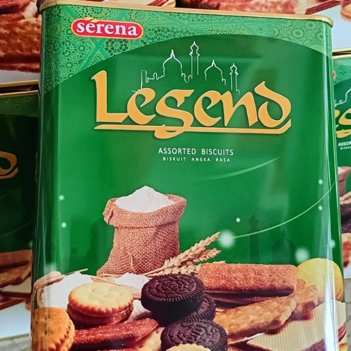 

Serena Legend biskuit Aneka rasa 1 Karton isi 6 Kaleng