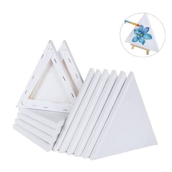 

kanvas lukis segitiga size 30 cm sudah gesso - segitiga 30 cm