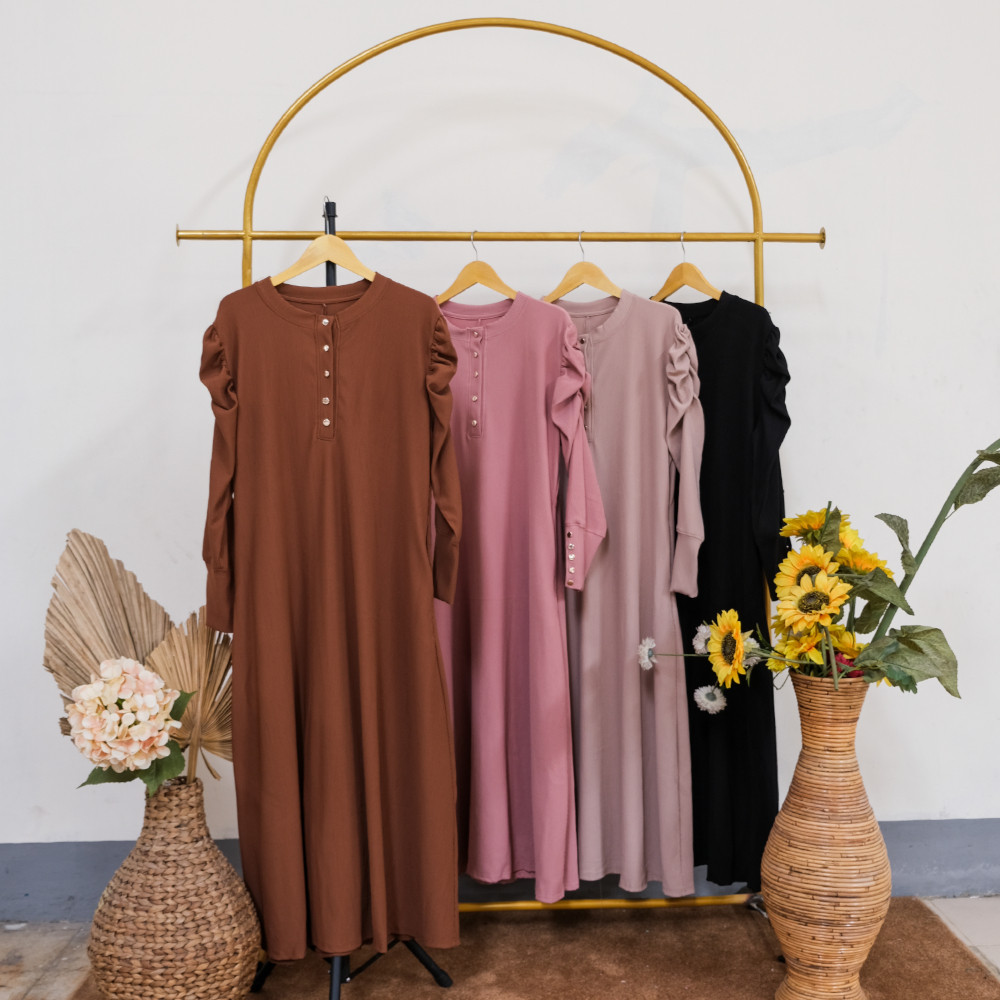Pakaian Muslim Wanita Gamis Kode Mahalini M 27jan -OwnerUptofemalefashion