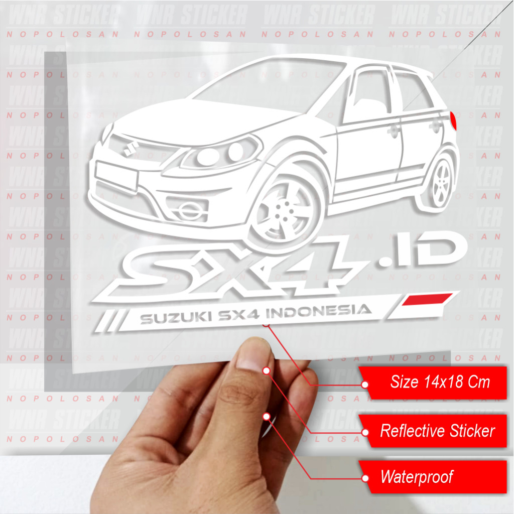 Stiker Variasi Kaca Mobil Suzuki SX-4