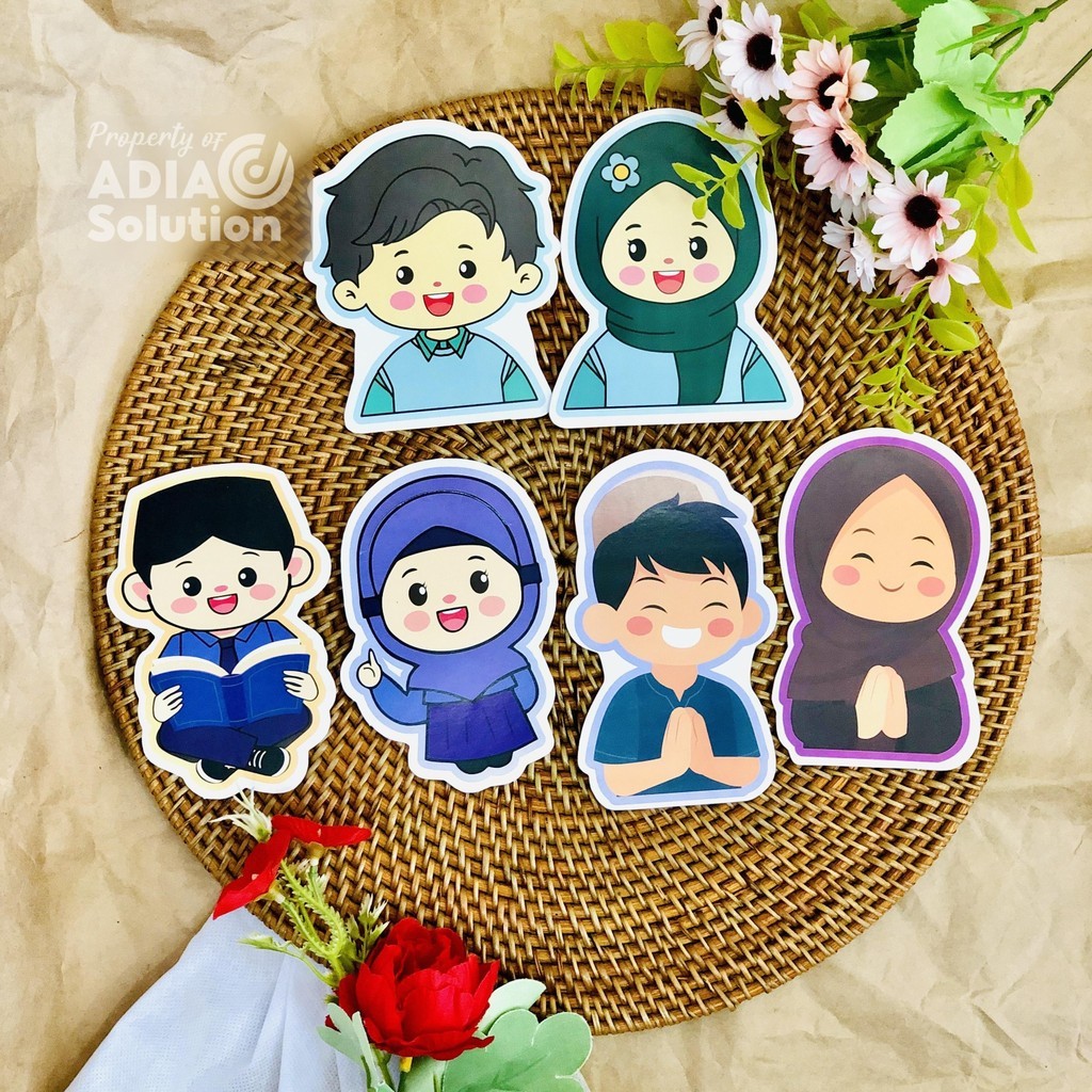 

AMPLOP 3D KARTUN MUSLIM (isi 5 pcs) AMPLOP LEBARAN 3D - 2 Sisi Gambar Sama Bahan Tebal