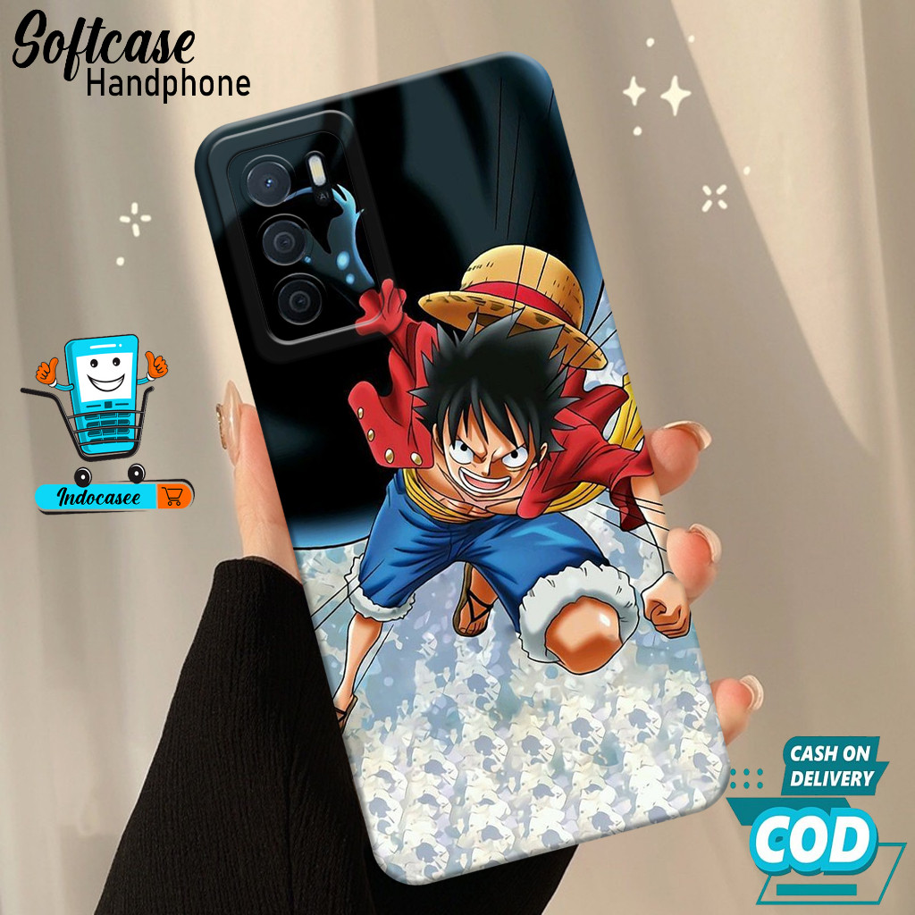 Case Hp Softcase Oppo A16 Case Hp Oppo A16 Silikon Hp Oppo A16 Casing Oppo A16 Motif Cartoon Keren -